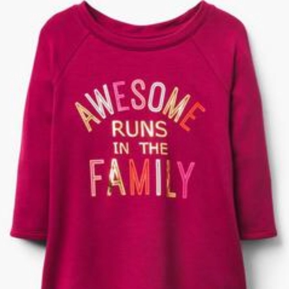 Gymboree Girl/'s 3//4 Sleeve Maroon Tunic NWT!